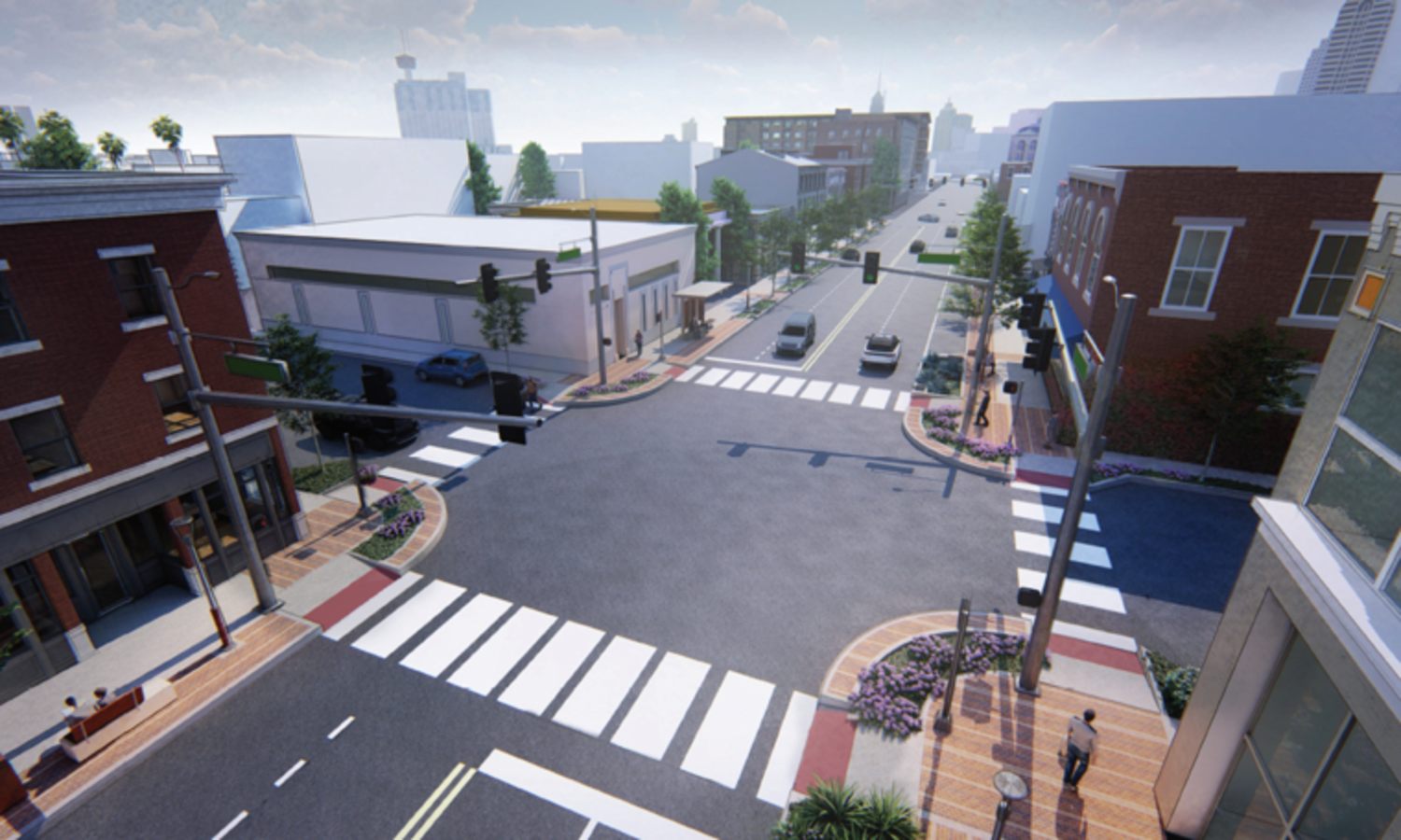 Featured image for Broadway Corridor Lower Segment (East Houston Street to IH-35) & Avenue B and North Alamo Bike Lanes