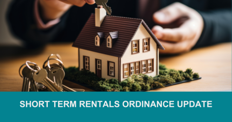 Updating the Short Term Rental Ordinance - Virtual (WebEx) Community Meeting 