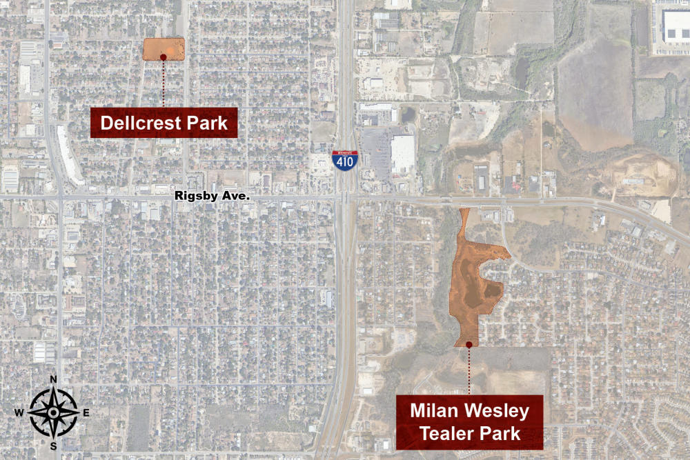 Dellcrest & Tealer Project map