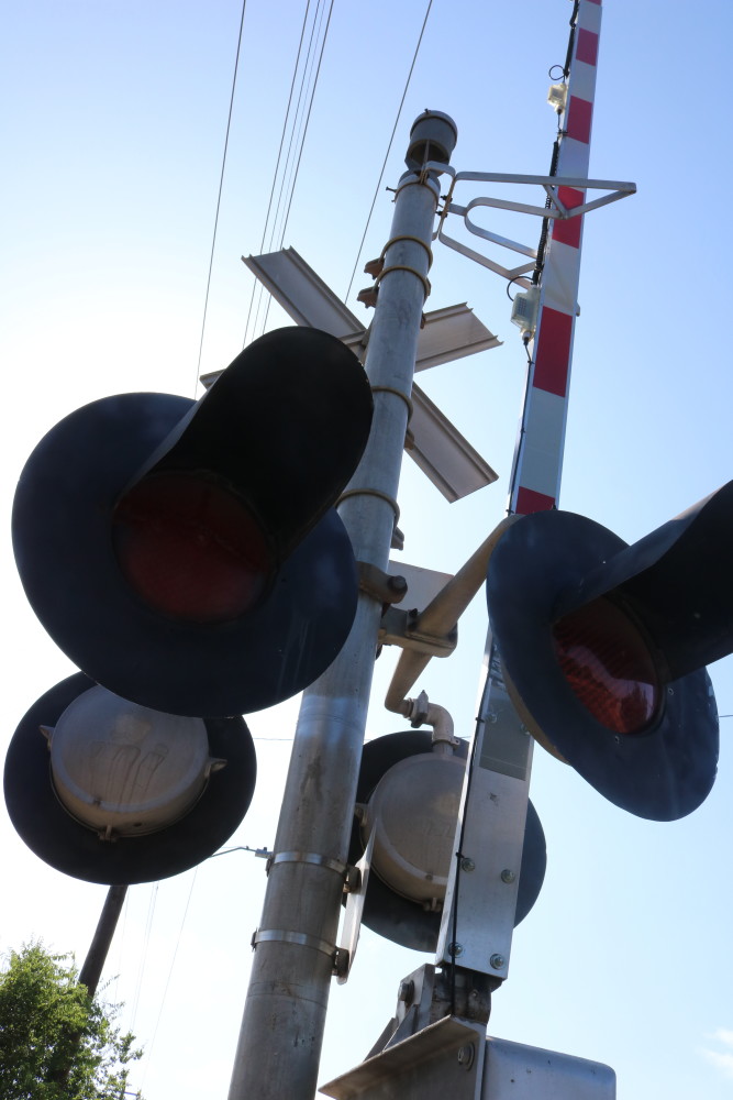 railroad crossing arms