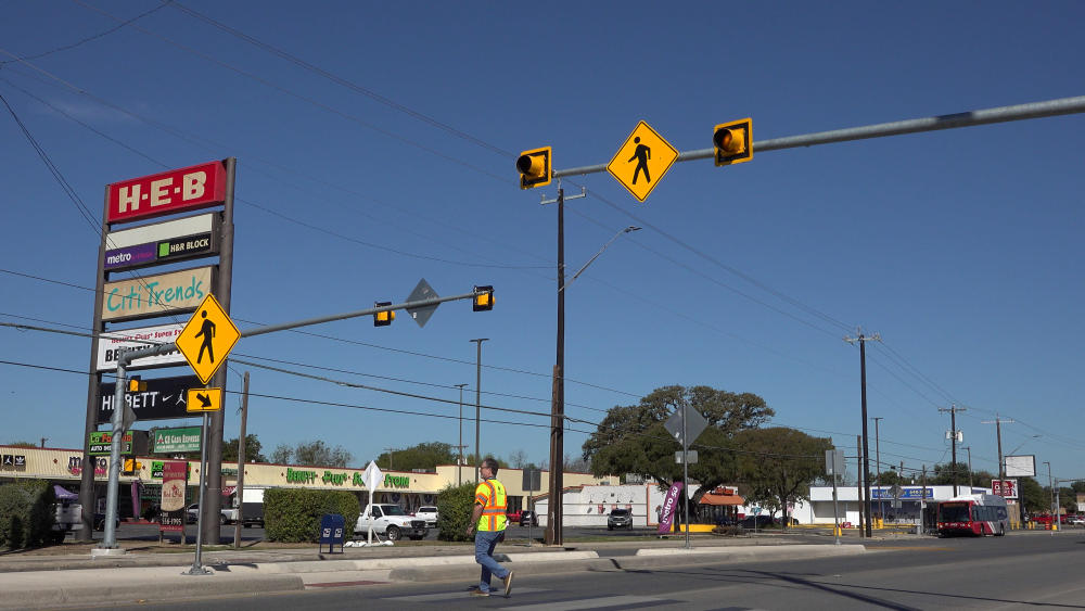 HEB shopping center on WW White Road