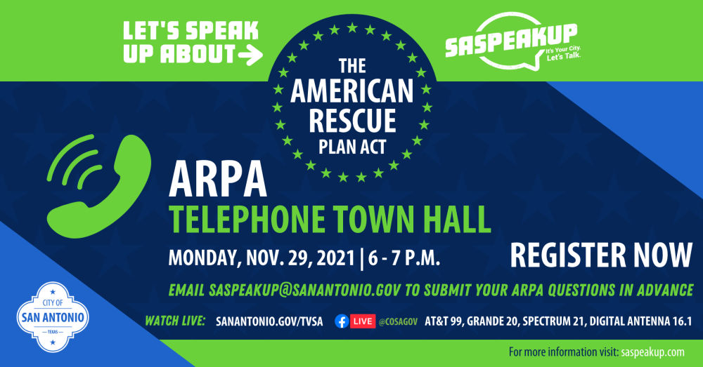 arpa telephone town hall graphic