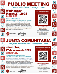 Public Meeting: Concepcion Creek Phase 1 Detention Pond