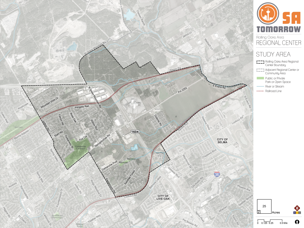 Rolling Oaks Area Regional Center Map