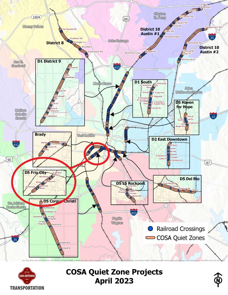 quiet zone map of san antonio