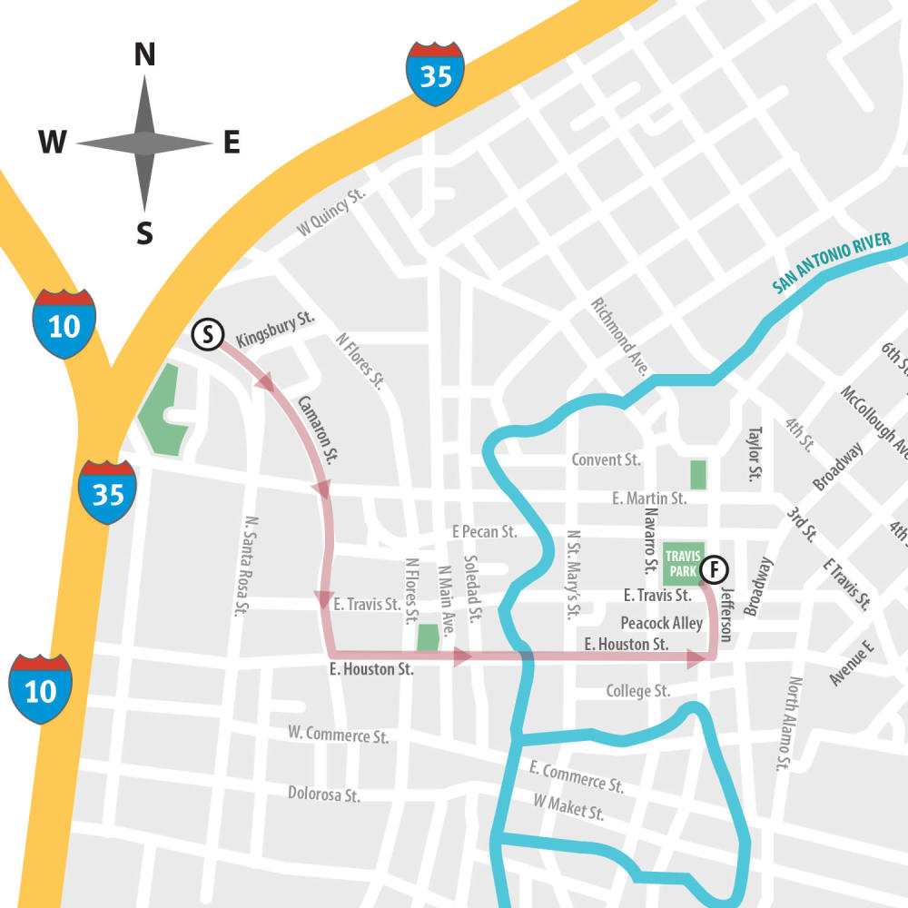 Holidays on Houston - one mile